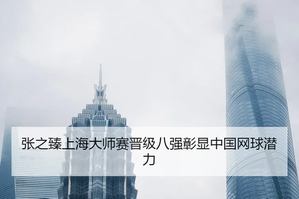张之臻上海大师赛晋级八强彰显中国网球潜力